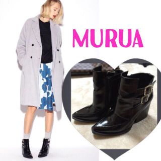 ムルーア(MURUA)のMURUA♡ワイドポインテッドブーツ♡Ｓ(ブーツ)