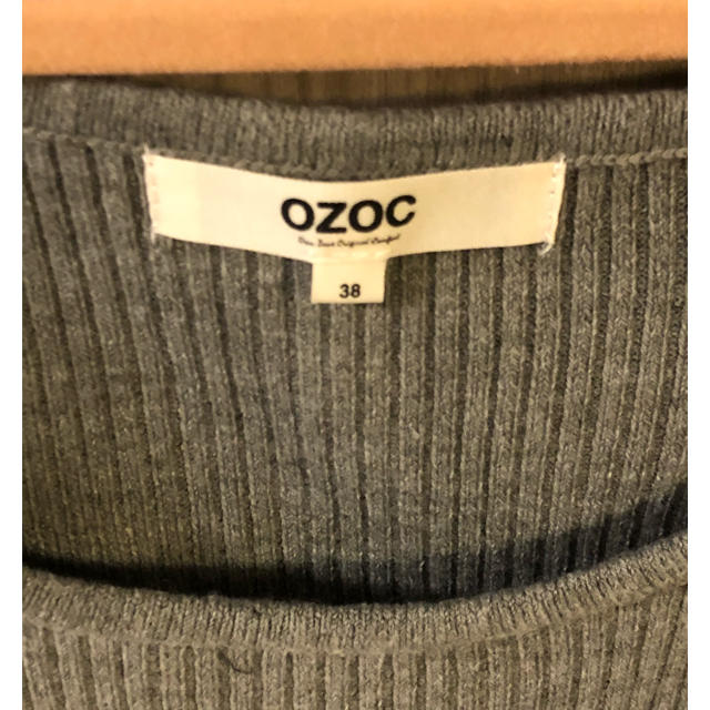 OZOC(オゾック)のOZOC オゾック ニットワンピース レディースのワンピース(ひざ丈ワンピース)の商品写真