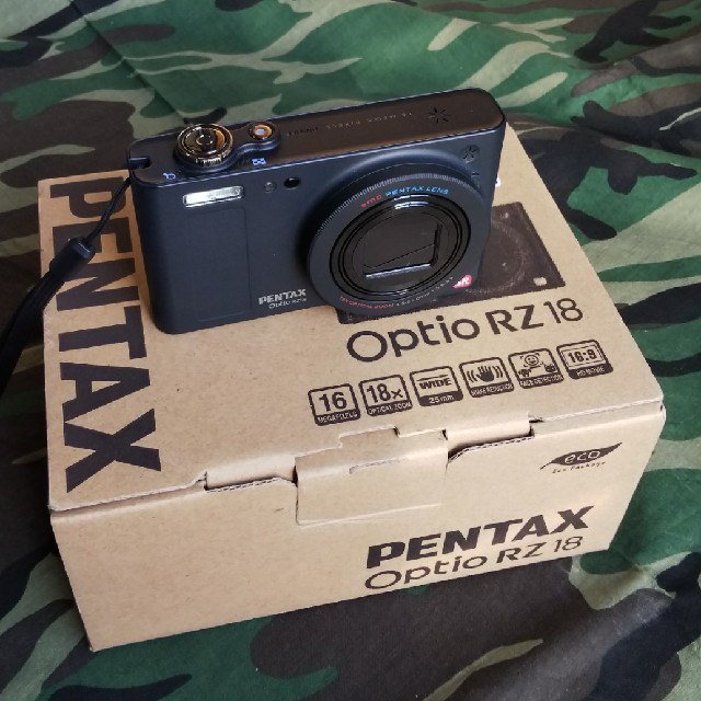 取扱 PENTAX Optio RZ18 BLACK デジカメ | lasgranadasoaxaca.com