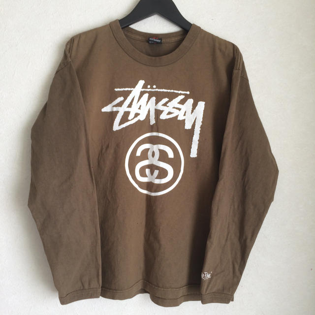 STUSSY(ステューシー)のSTUSSY 長袖ロゴTシャツ M メンズのトップス(Tシャツ/カットソー(七分/長袖))の商品写真