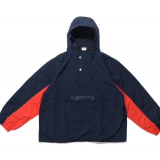 アンディフィーテッド(UNDEFEATED)のUNDEFEATED ANORAK 紺 M 新品 アノラック 新品(ナイロンジャケット)