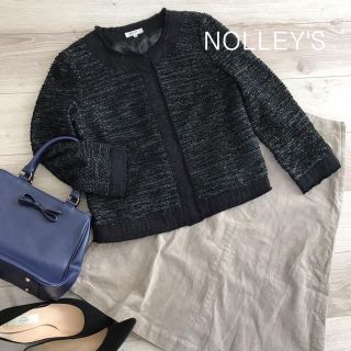 ノーリーズ(NOLLEY'S)のノーリーズ✴︎ノーカラーツイードジャケット♡(ノーカラージャケット)