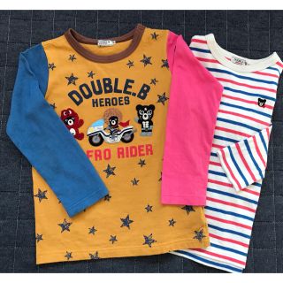 ダブルビー(DOUBLE.B)のMinne♡様 専用 ダブルB ロンT ２枚セット 120(Tシャツ/カットソー)