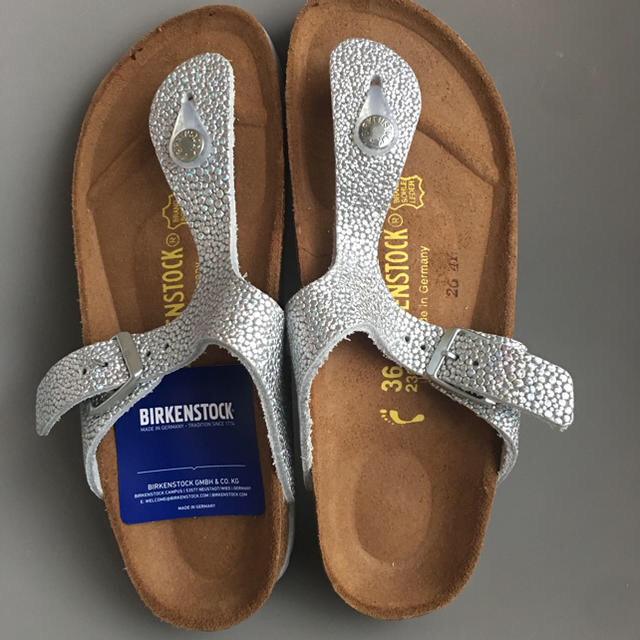 【新品】ビルケンシュトック ギゼ BIRKENSTOCK GIZEH シルバー