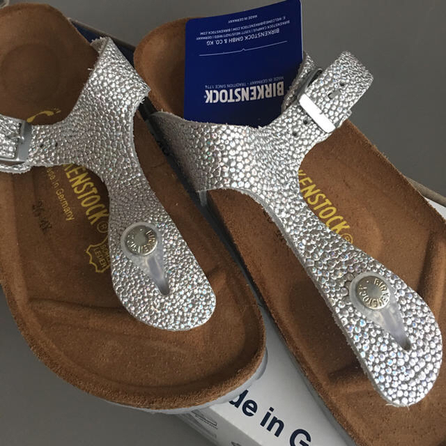 【新品】ビルケンシュトック ギゼ BIRKENSTOCK GIZEH シルバー