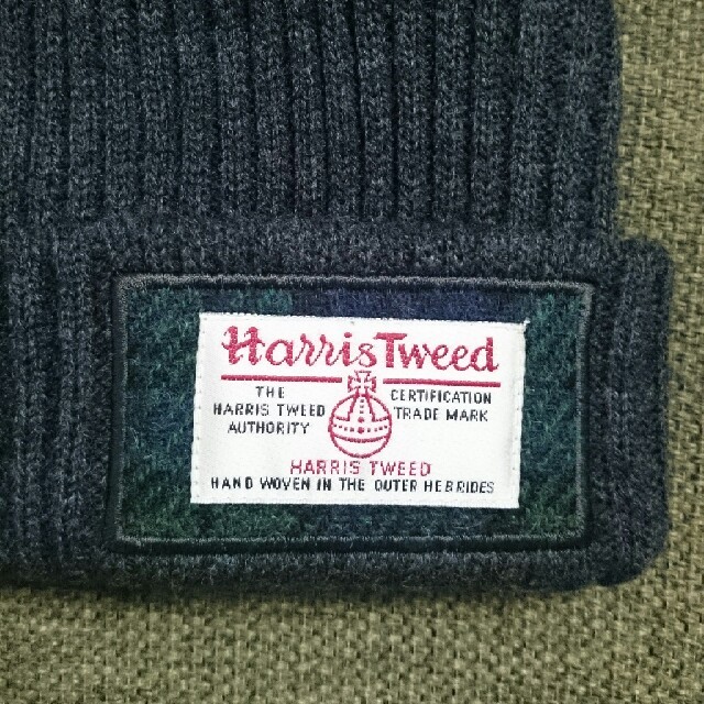 Harris Tweed(ハリスツイード)のハリスツイード ニット帽 レディースの帽子(ニット帽/ビーニー)の商品写真