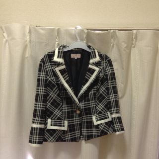 ストレッチ格子スーツ キャバスーツ(スーツ)