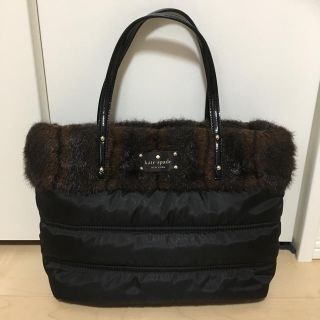 ケイトスペードニューヨーク(kate spade new york)のルルーさま専用♡ケイトスペード♡ファーが可愛いトートバッグ 正規品(トートバッグ)