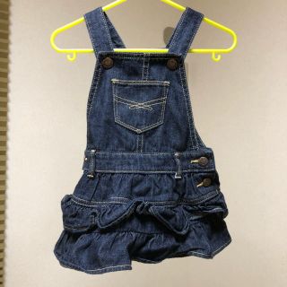 ベビーギャップ(babyGAP)のデニム サロペット ジャンパースカート babyGAP GAP(ワンピース)