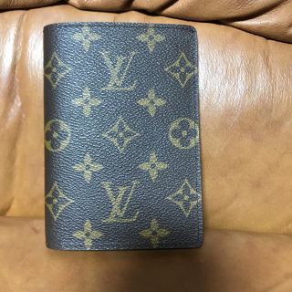 ルイヴィトン(LOUIS VUITTON)のルイヴィトン   二つ折り財布小銭入れ付き パスケース 新品同様(名刺入れ/定期入れ)