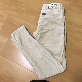 リー(Lee)のLee コーデュロイスキニーパンツ ベージュ(スキニーパンツ)