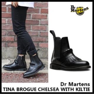 ドクターマーチン(Dr.Martens)のDr. Martens Tina Brogue Chelsea w/ Kilti(ブーツ)