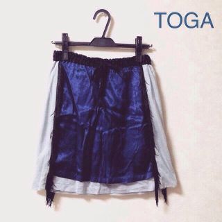 トーガ(TOGA)のTOGA＊フリンジデザインスカート(ミニスカート)