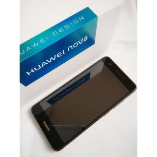 美品 HUAWEI nova グレー 箱・付属品あり DSDS(スマートフォン本体)