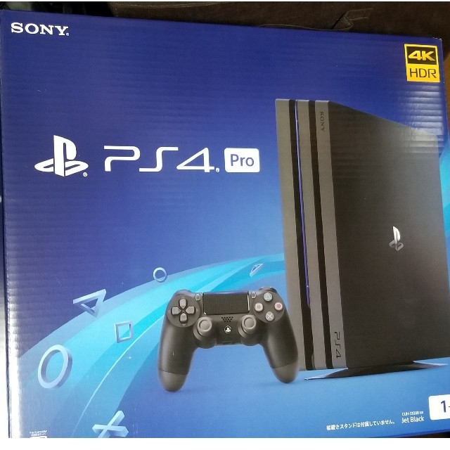 家庭用ゲーム機本体PS4 Pro 新品未使用 プレイステーション ジェットブラック