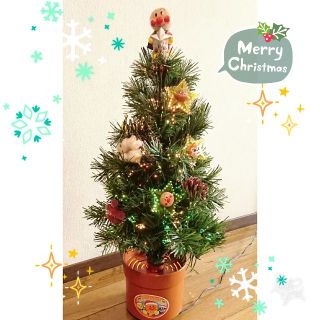 アンパンマン(アンパンマン)のアンパンマン★ クリスマスツリー★キラキラファイバーツリー ★ レア 美品(その他)