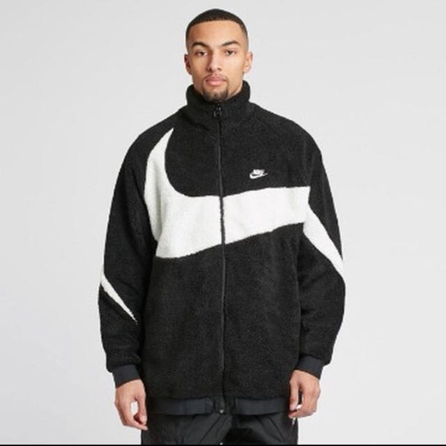 37％割引ブラック系,3XL(4L)【予約受付中】 希少サイズ NIKE ナイキ リバーシブル ボア ジャケット 3XL ナイロンジャケット