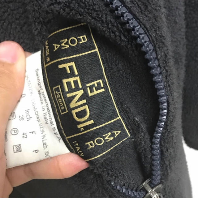 FENDI(フェンディ)のFENDI フリースコート メンズのジャケット/アウター(チェスターコート)の商品写真