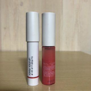 ムジルシリョウヒン(MUJI (無印良品))の※ひつじ様専用※無印良品 リップ  ピーチ 2点セット(口紅)