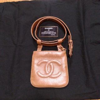 シャネル(CHANEL)のシャネル　ウエストポーチ　キャビアスキン　レア(ボディバッグ/ウエストポーチ)