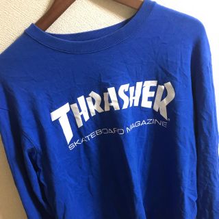 スラッシャー(THRASHER)のTHRASHER 青色 ロンＴ(Tシャツ/カットソー(七分/長袖))