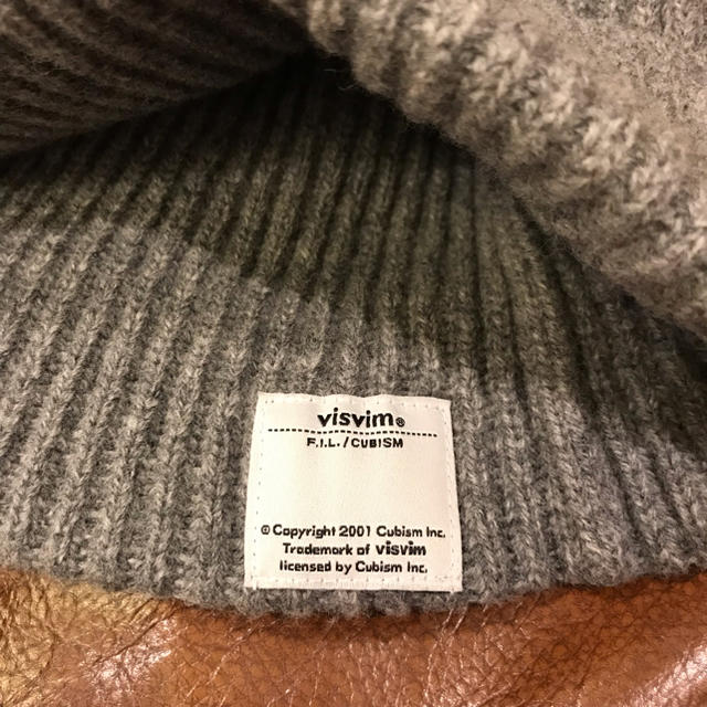 VISVIM(ヴィスヴィム)のvisvim KNIT BEANIE ウール100% サイズフリー メンズの帽子(ニット帽/ビーニー)の商品写真