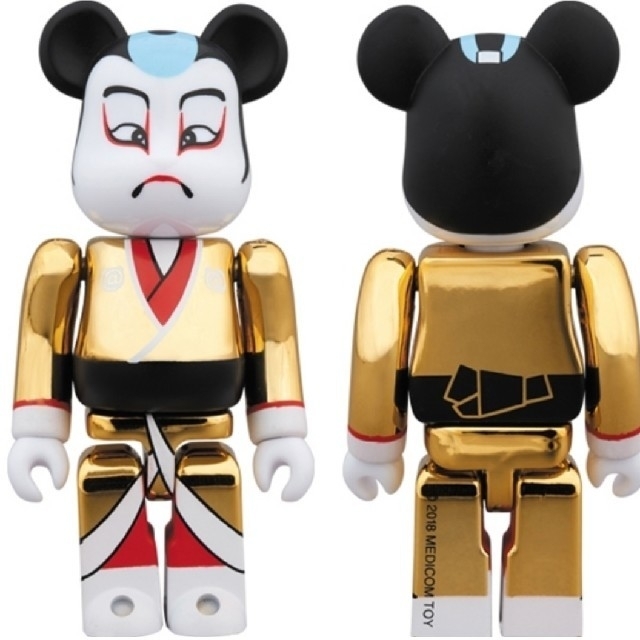 MEDICOM TOY(メディコムトイ)のベアブリック BE@RBRICK 歌舞伎 金メッキ 100% スカイツリー エンタメ/ホビーのフィギュア(その他)の商品写真