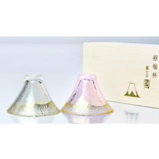 トウヨウササキガラス(東洋佐々木ガラス)の招福杯 富士山(日本製) 冷酒杯(グラス/カップ)