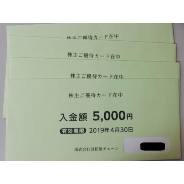 西松屋　株主優待　２００００円分