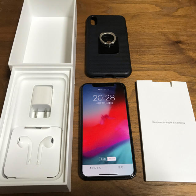 iPhoneX 256G simフリー  AppleCare付き Apple購入