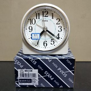 セイコー(SEIKO)の⭐️【送料無料】セイコー ピクシス/目覚まし時計(単３電池付属)新品未使用⭐️(置時計)