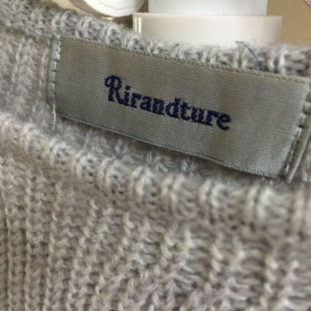 Rirandture(リランドチュール)のRirandture 肩空きニット レディースのトップス(ニット/セーター)の商品写真