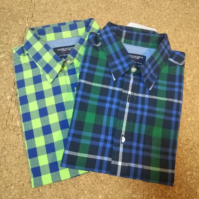 American Eagle(アメリカンイーグル)のアメリカンイーグル シャツ2枚セット メンズのトップス(Tシャツ/カットソー(半袖/袖なし))の商品写真