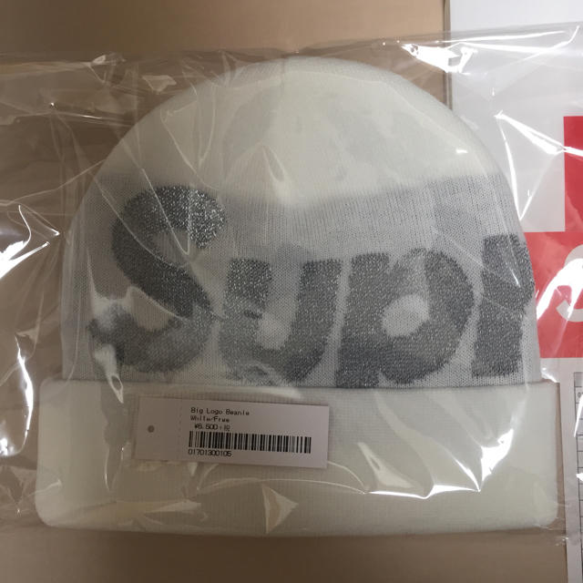 BigLogoBeanie色送料込 Supreme Big Logo Beanie ホワイト