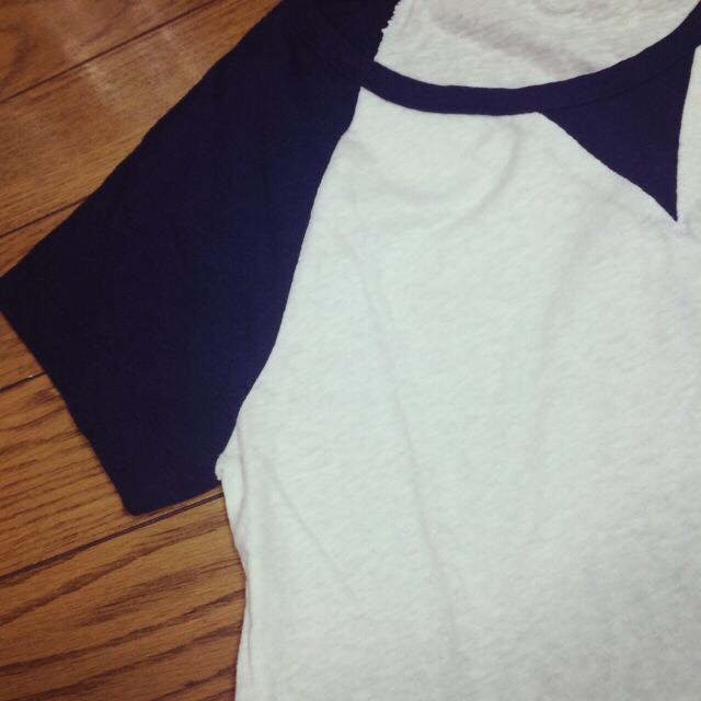 GAP(ギャップ)のGAP ベースボールTシャツ レディースのトップス(Tシャツ(半袖/袖なし))の商品写真