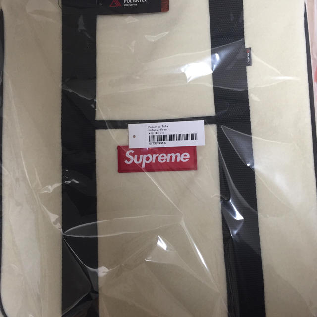 送料込 Supreme Polartec Tote ナチュラル