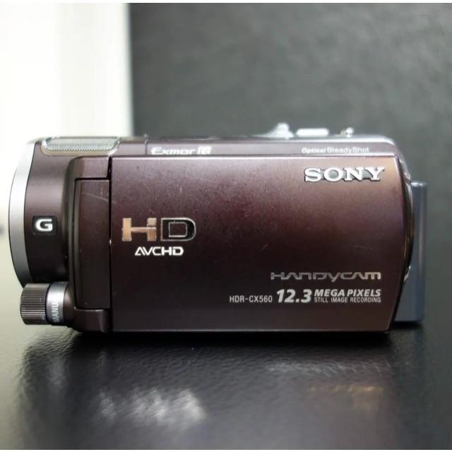 31％割引お礼や感謝伝えるプチギフト ソニー SONY デジタルHDビデオカメラレコーダー CX560V ブラウン HDR-CX560(中古