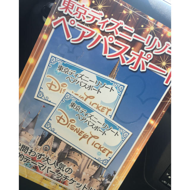 Disney(ディズニー)のディズニー ペアチケット 2枚 チケットの施設利用券(遊園地/テーマパーク)の商品写真
