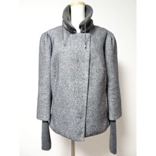 ブルネロクチネリ(BRUNELLO CUCINELLI)のregrattier様専用ブルネロクチネリツイード×ニットジャケット44 (ノーカラージャケット)