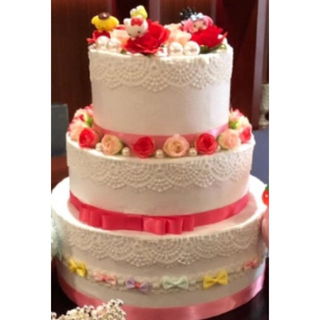 ウェルカムケーキ ウェディングケーキ 結婚式 イミテーションケーキの通販 By Dan ラクマ