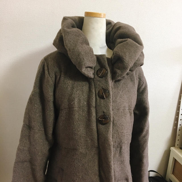 ダウン&フェザー軽くて暖かいふんわりロングコートの通販 by n37°___shop｜ラクマ