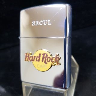 ジッポー(ZIPPO)の新品箱無し♥00A'Zippo❤ハードロックカフェメタルSEOUL❤送料無料♥(タバコグッズ)