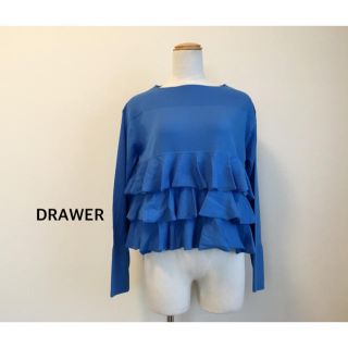 ドゥロワー(Drawer)のDRAWER ティアードクルーネックニット(ニット/セーター)