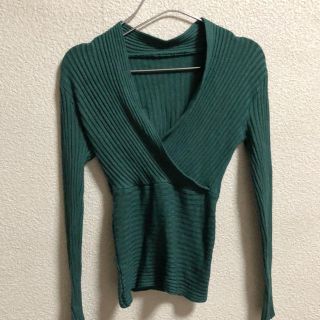 クラス(Class)のインポート♡カシュクールリブニットtops(カットソー(長袖/七分))