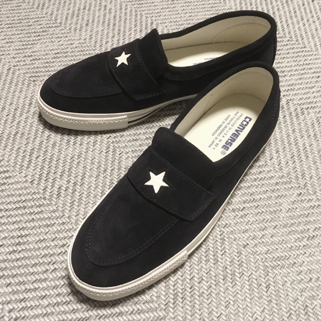 CONVERSE - ワンスターローファー US9 27.5cm converse addict 復刻の