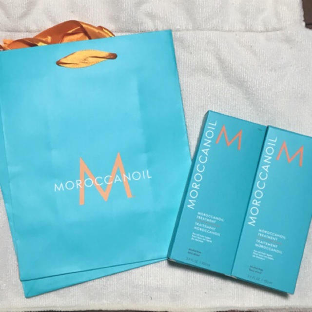 Moroccan oil(モロッカンオイル)のモロッカンオイル100ミリ×2 新品 コスメ/美容のヘアケア/スタイリング(トリートメント)の商品写真