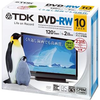 TDK 録画用DVD-RW デジタル放送録画対応(CPRM) 1-2倍速 (その他)
