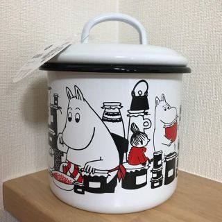 ムーミン ホーロー ジャー ジャム柄 北欧食器 (容器)