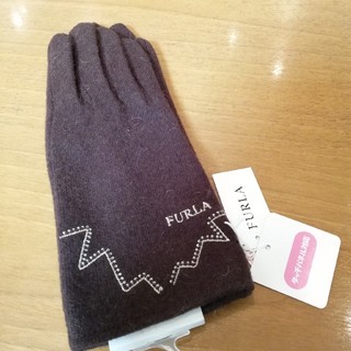 フルラ(Furla)の新品未使用 未開封 FURLA フルラ 手袋 ブラウン クリスマス刺繍(手袋)