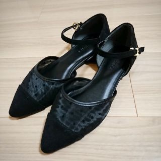 グローバルワーク(GLOBAL WORK)の！お値下げ！【新品】シースルーフラットパンプス(ハイヒール/パンプス)